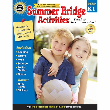 Carson Dellosa Summer Bridge Activities Workbook, Grade K-1, Paperback 704696